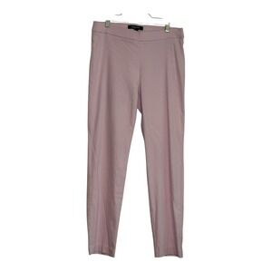 Ellen Tracy Pull On Knit Pants Stretch‎ Casual Straight Leg Trousers Pink Size S
